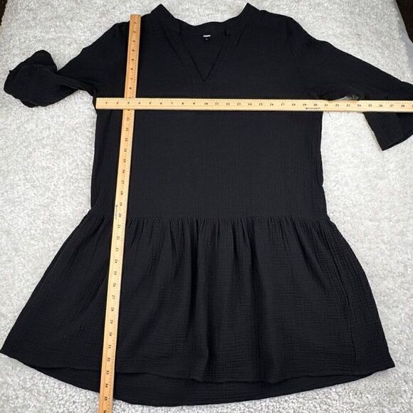 Monrow Black Easy Mini Dress XL - Picture 10 of 10